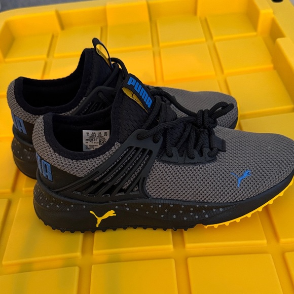 Puma Black and Blue Athletic Shoes - Picture 1 of 5